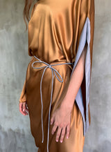 Load image into Gallery viewer, QUARZIA ARTISAN 100% SILK BATIK DRESS MADE IN BALI