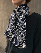 Load image into Gallery viewer, QUARZIA ARTISAN 100% SILK BATIK SCARF MADE IN BALI