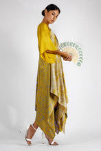 Load image into Gallery viewer, ALLY SILK DRESS YELLOW MIX

