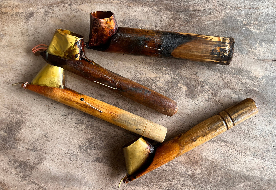 THE CANTING, A TRADITIONAL INDONESIAN TOOL USED TO CREATE HAND-DRAWN BATIK MOTIFS.