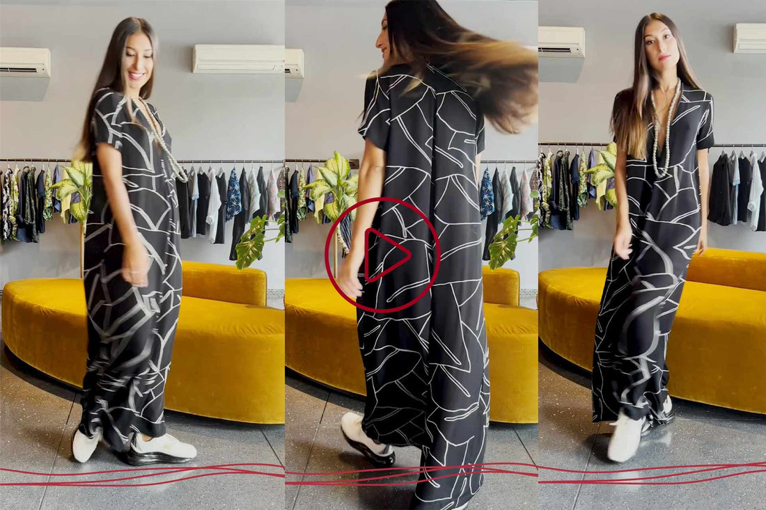 Lounge in silk