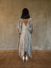 Load image into Gallery viewer, ALLY SILK DRESS Steel Grey
