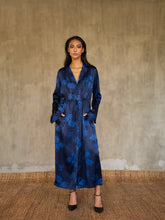 Load image into Gallery viewer, JACK SILK DRESS Dedaun Estate Blue
