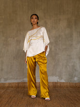 Load image into Gallery viewer, DADO SILK TOP Kintsugi White
