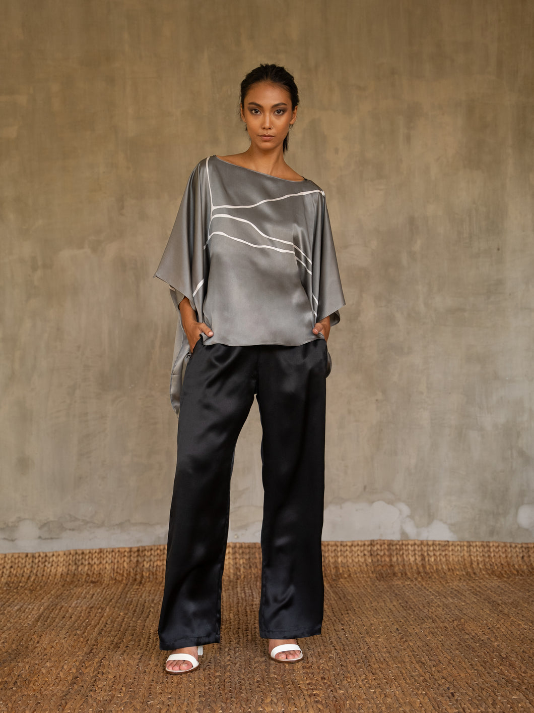 DADO SILK TOP Kintsugi Drizzle grey