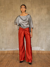 Load image into Gallery viewer, KNOT SILK PANT Red Clay
