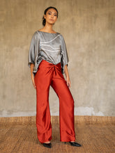 Load image into Gallery viewer, KNOT SILK PANT Red Clay
