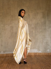 Load image into Gallery viewer, SILK SARONG Kintsugi Ivory
