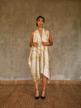 Load image into Gallery viewer, SILK SARONG Kintsugi Ivory
