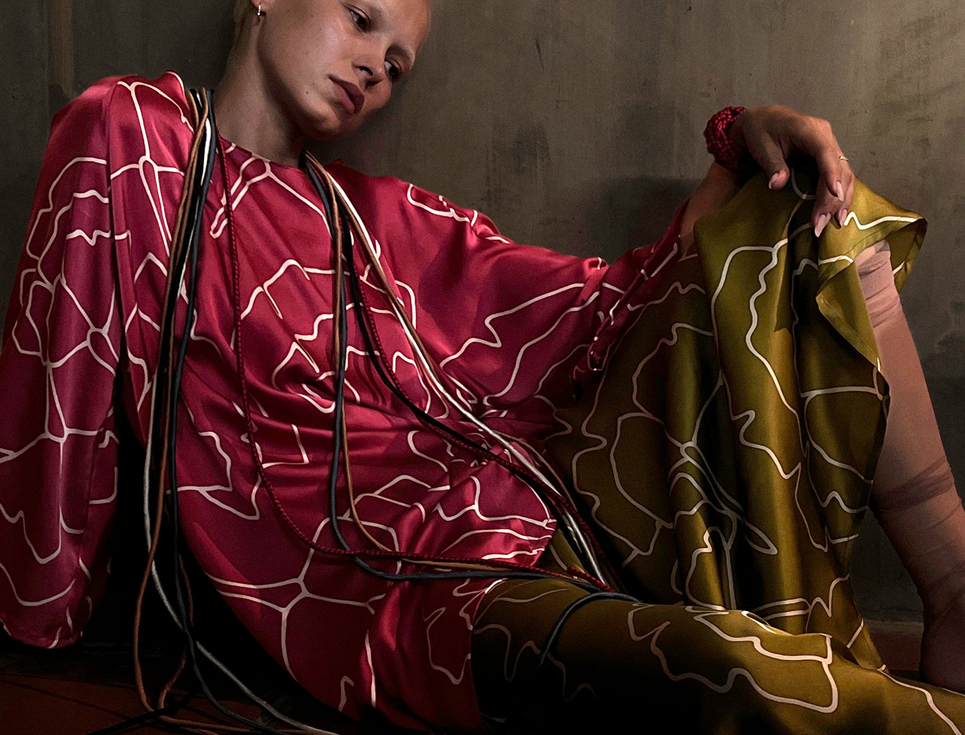 QUARZIA 100% SILK BATIK DRESS RED MADE BY ARTISANS IN BALI crop.jpeg__PID:7582240f-5187-4b29-8a04-68881f9b20f0