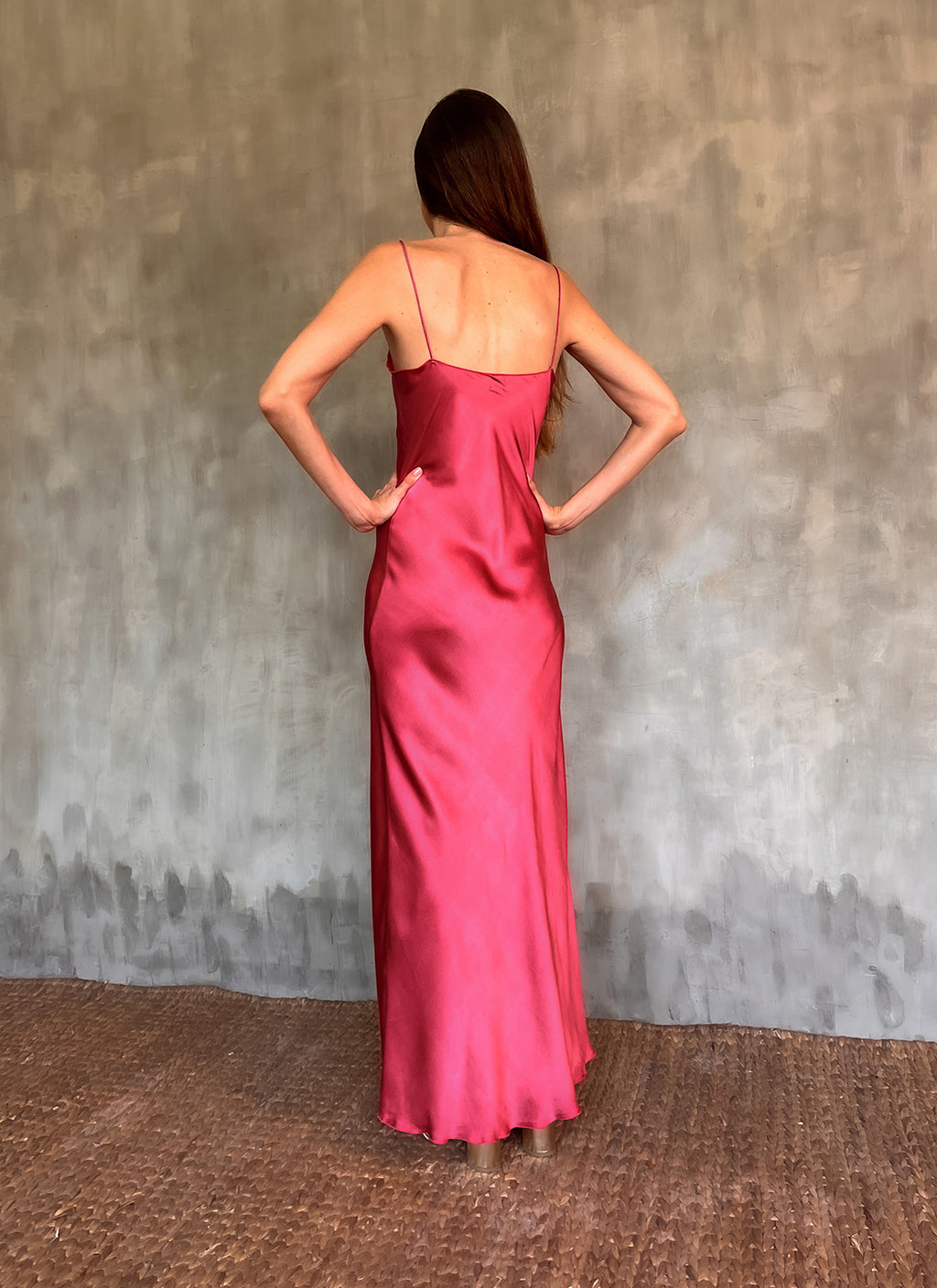 QUARZIA ARTISAN 100% SILK BATIK DRESS MADE IN BALI