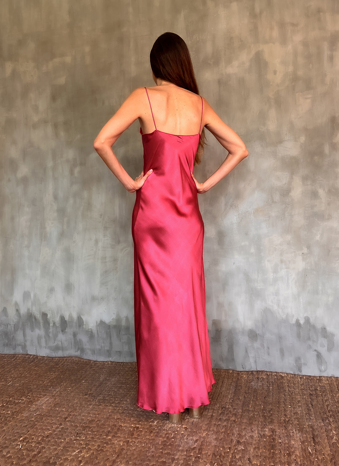 QUARZIA ARTISAN 100% SILK BATIK DRESS MADE IN BALI