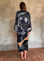 QUARZIA ARTISAN 100% SILK BATIK KIMONO MADE IN BALI