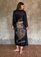 QUARZIA ARTISAN 100% SILK BATIK KIMONO MADE IN BALI