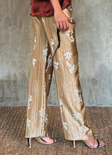 Load image into Gallery viewer, Quarzia Knot Pant-hand painted handcrafted silk batik-Lost Biscotti-made by artisans in Bali
