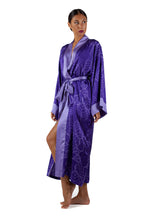 Load image into Gallery viewer, SILK KIMONO Lilac royal-purple
