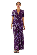 Load image into Gallery viewer, DORA SILK JUMPSUIT abstract fig
