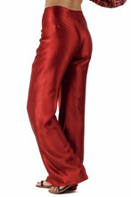 Load image into Gallery viewer, knot silk pant plain molten-lava
