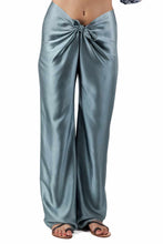 Load image into Gallery viewer, knot silk pant plain arona-grey
