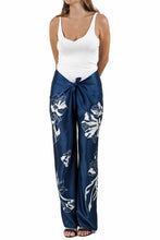 Load image into Gallery viewer, knot silk pant royal medieval-blue
