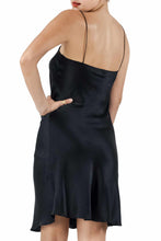 Load image into Gallery viewer, undress silk dress plain black
